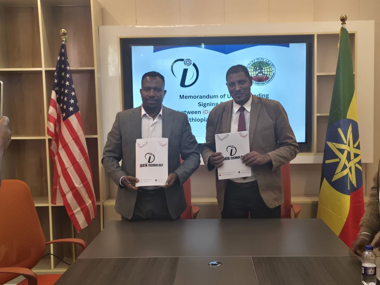 iData signs MoU with the Ethiopian Volleyball Federation
